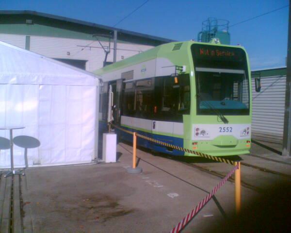 In London Tram Depot